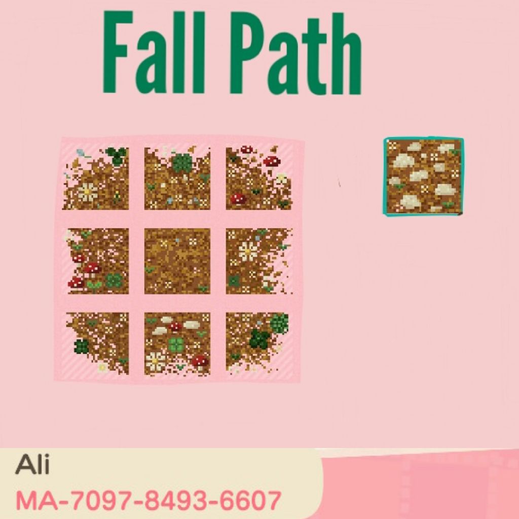 Acnh Fall Paths - Design Talk