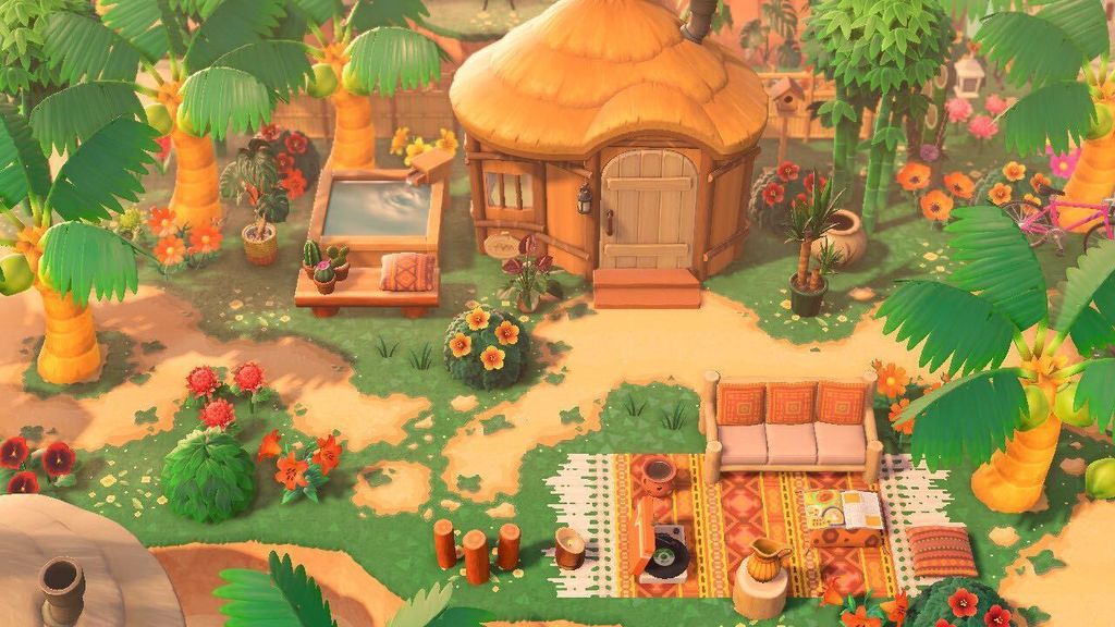 Tropical island Villagers, Custom Designs | Island Themes | Animal ...