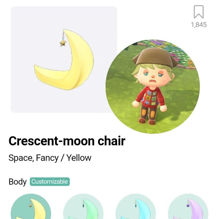 Animal crossing new horizons best sale moon chair