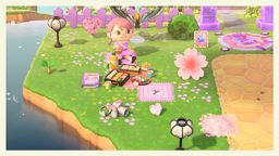 Cherry-blossom pochette, Animal Crossing (ACNH)