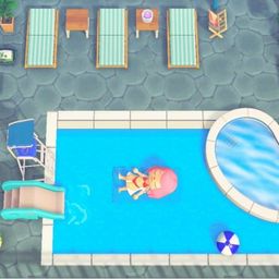 Animal crossing pool chair hot sale