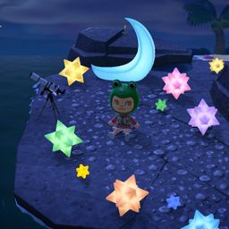 Animal crossing new discount horizons crescent moon chair