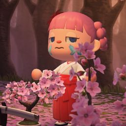 Cherry-blossom pochette, Animal Crossing (ACNH)